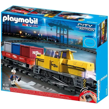 PLAYMOBIL® 5258 Neuer RC-Güterzug mit Licht und Sound