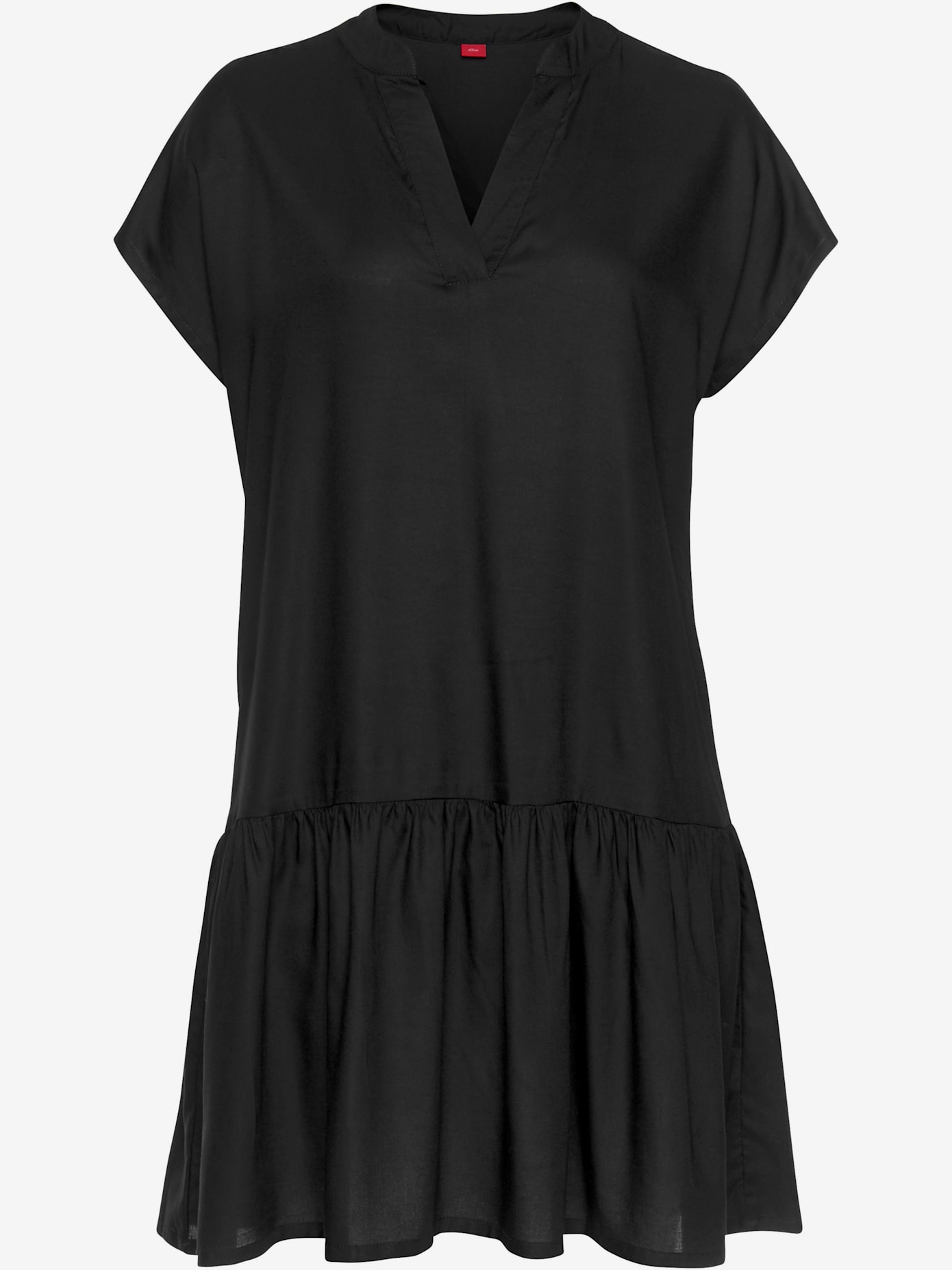Robe chemisier courte à encolure en v