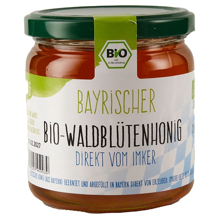 Bayrischer Bio-Honig 500 g, Wald