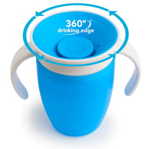 Munchkin Miracle 360° Oefenbeker Blauw 207ML