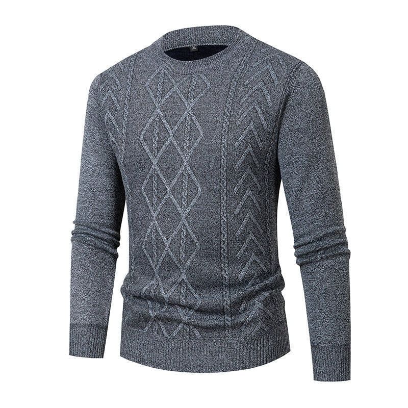 Phoneus - Gebreide top met lange mouwen en ronde hals