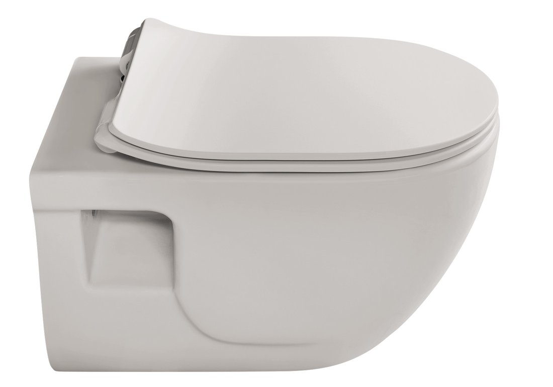 Sapho Brilla randloze toiletpot 36.5x53cm latte mat