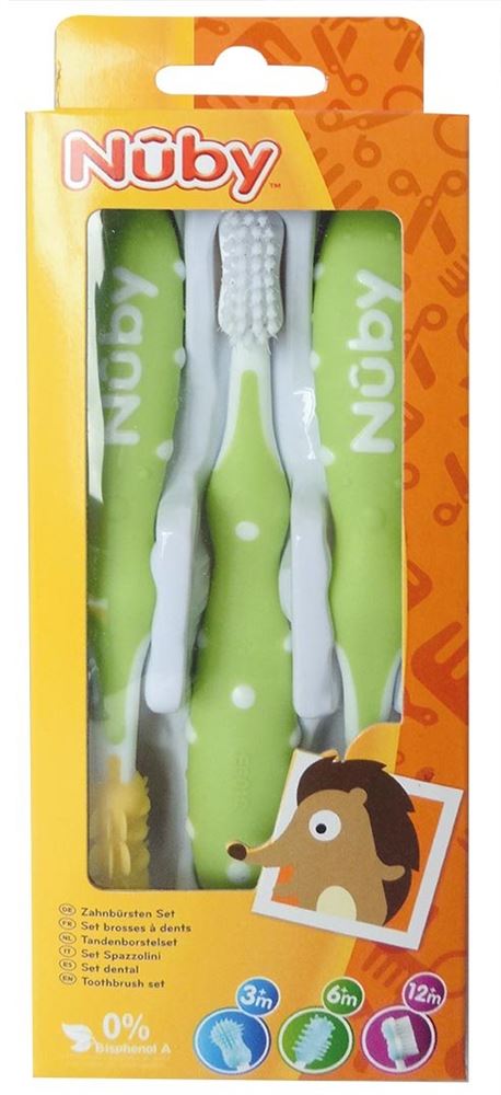NUBY Zahnputztrainer 3 Stages 1 Stk