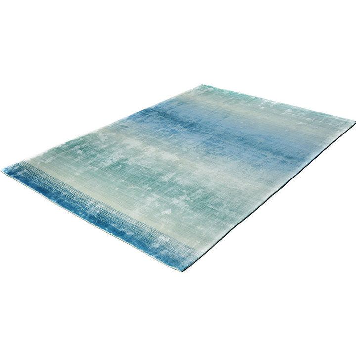 Viscose vloerkleed - Rachelle Turquoise | Fleurig