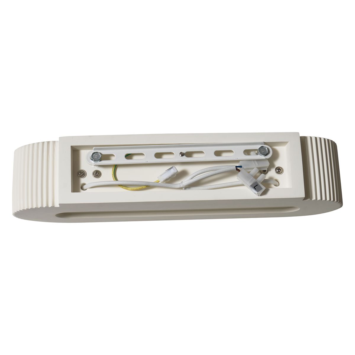 Scandinavische wandlamp beige ufo 2-lichts - Plaster