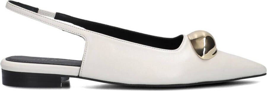 TORAL Slingbacks Dames Carole Maat: 39 Materiaal: Leer Kleur: Wit