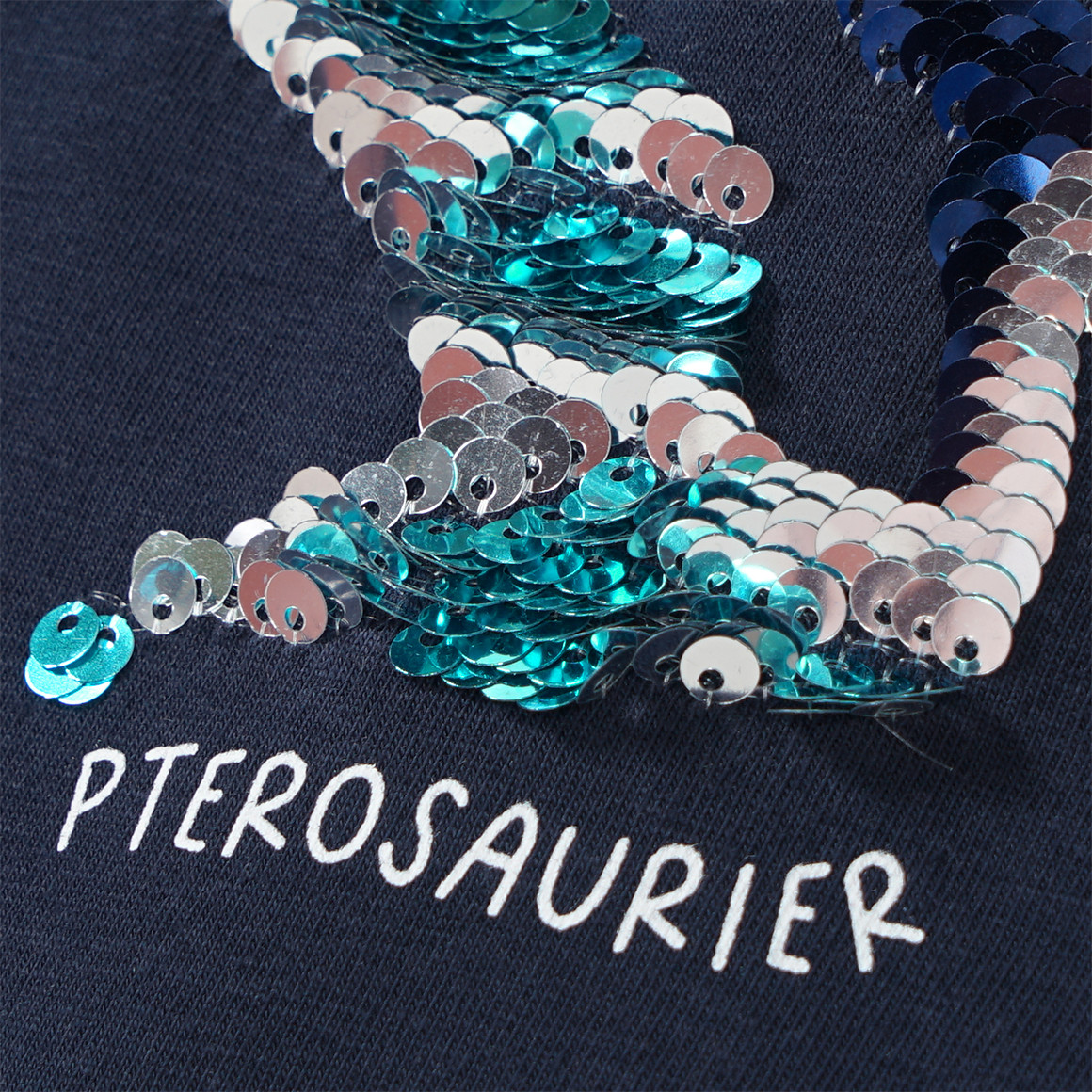 Yigga Jungen T-Shirt mit Wendepailletten dunkelblau