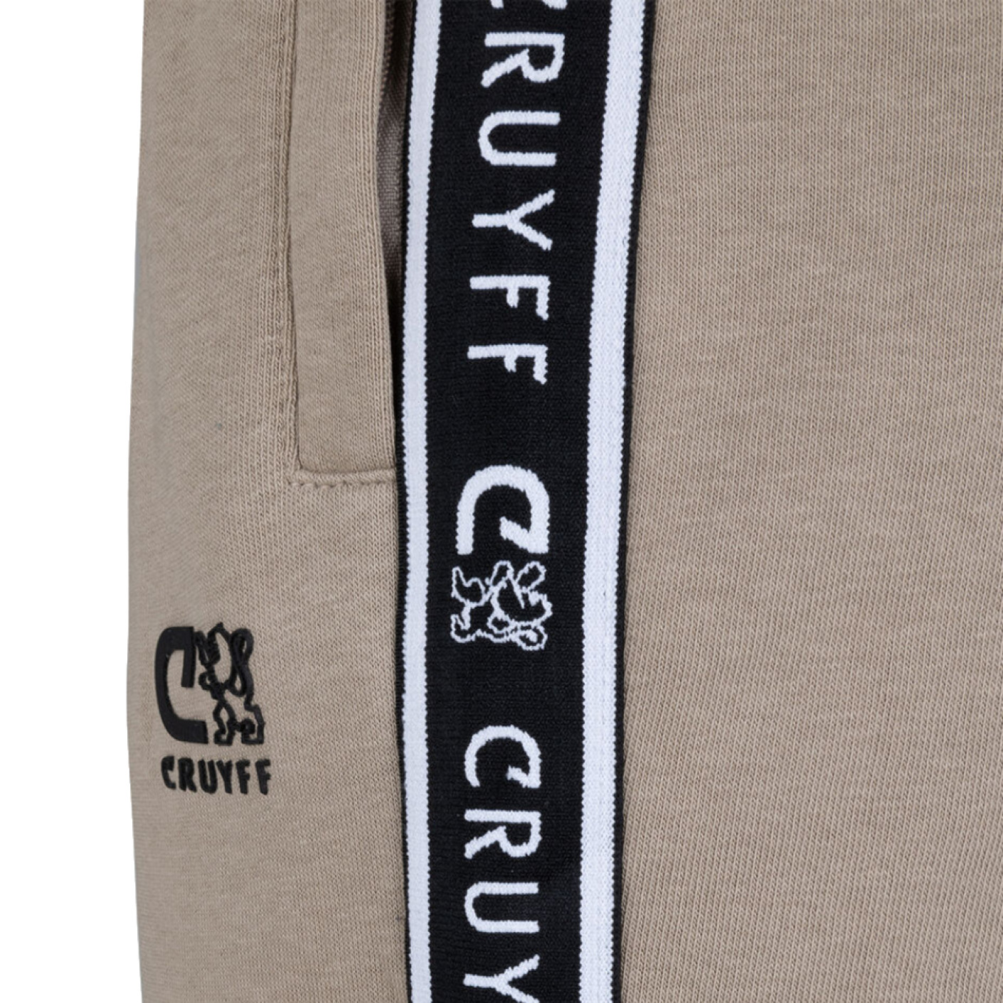 Cruyff Xicota Joggingbroek Beige Zwart Wit