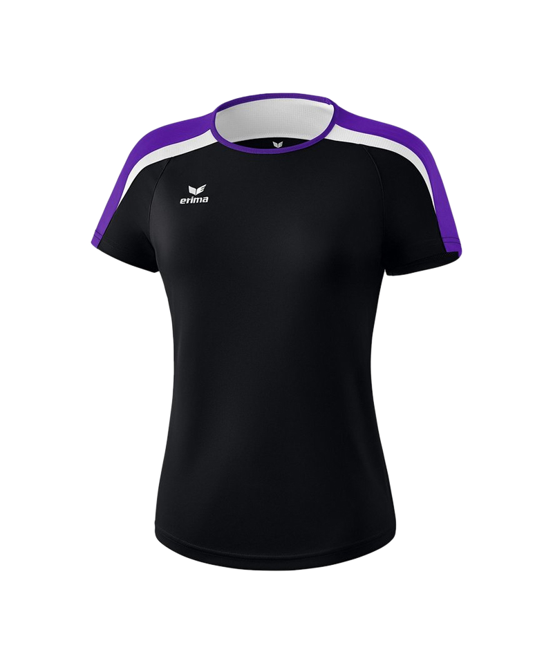 Erima Liga 2.0 T-Shirt Damen Schwarz Lila Weiss