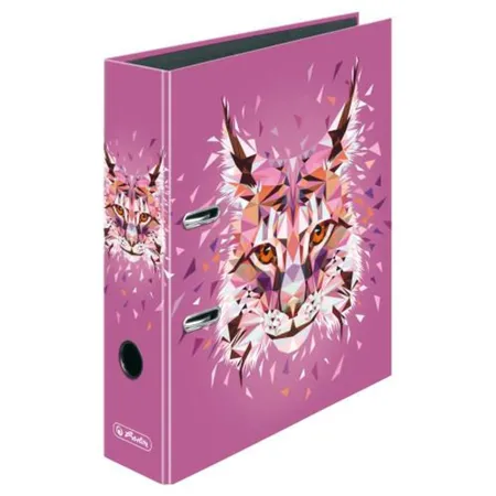 Herlitz Ordner A4 8cm maX.file Wild Animals Luchs