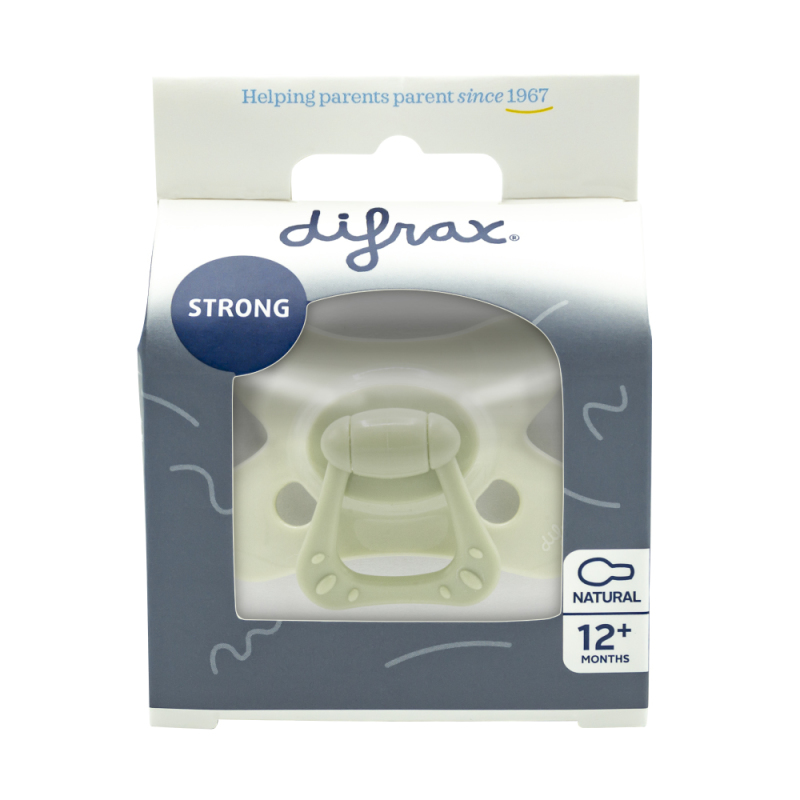 Difrax Fopspeen Natural 12+ M SE Lime Emerald 1stuk