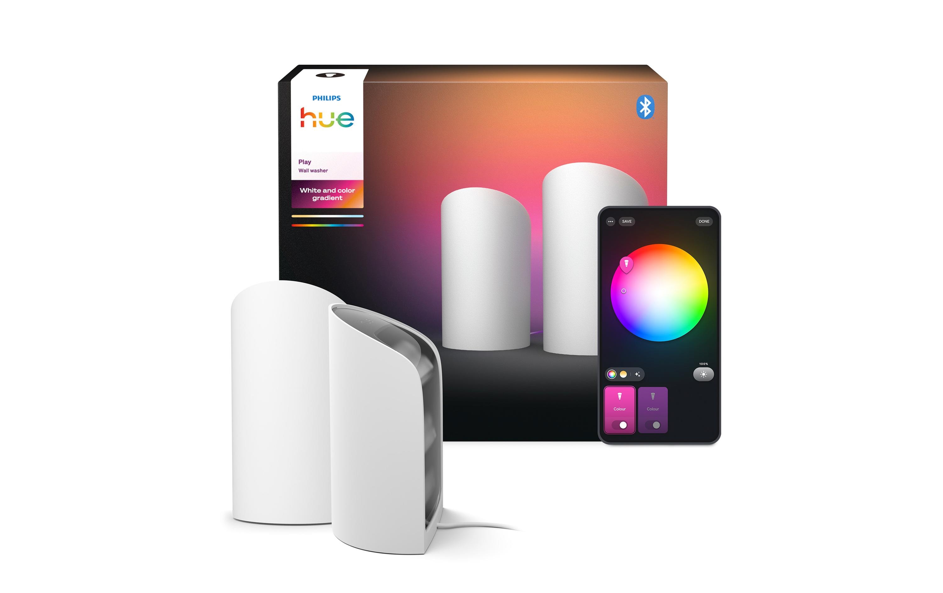 Play Wallwasher duo Weiss<br>Play Wallwasher mit ColorCast Funktion