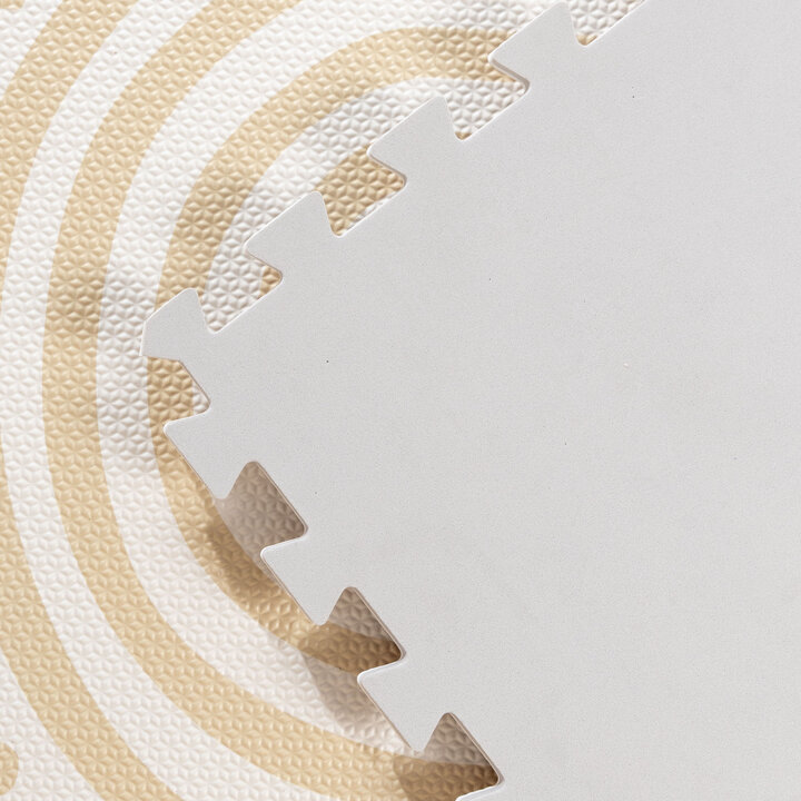 Foam Puzzelmat - Alfie Grid Beige