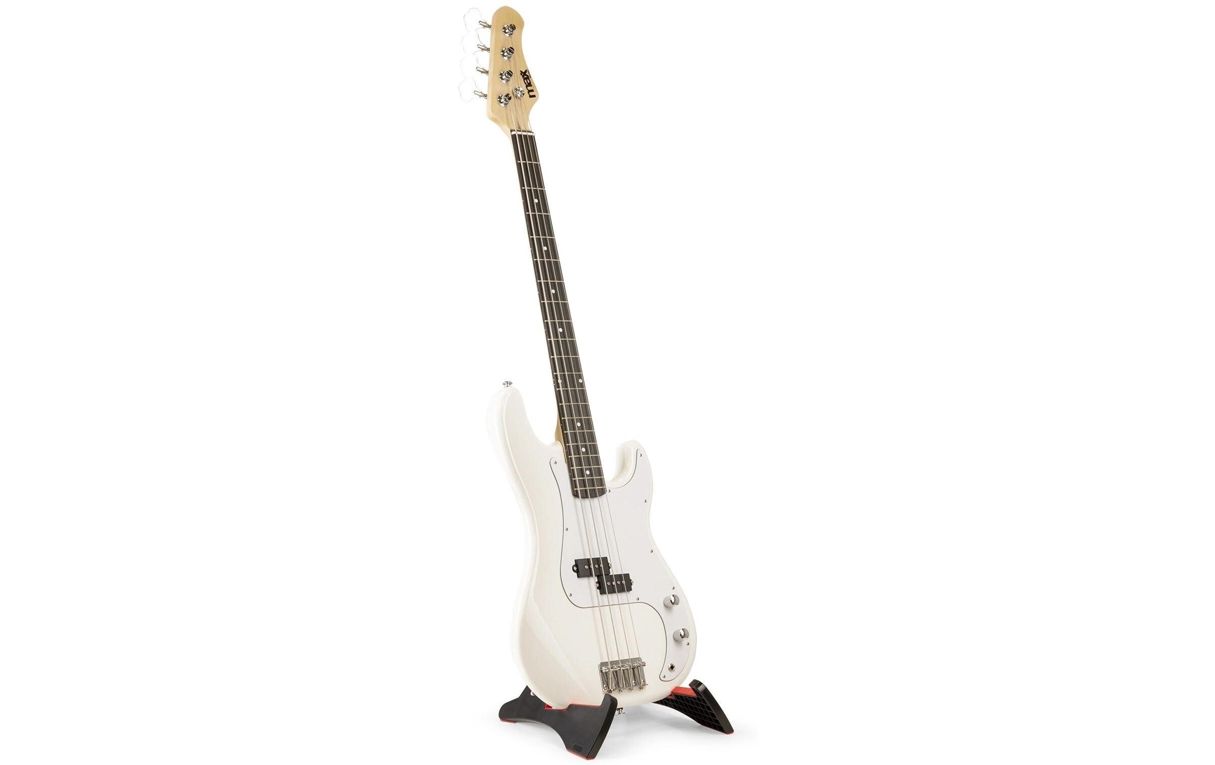 E-Bass GigKit Weiss<br>Bass Gitarrenset