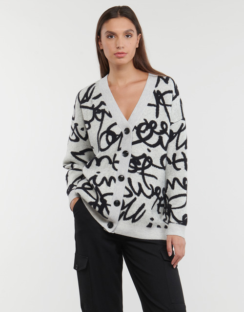 Desigual - LETTERING - Gris / Noir