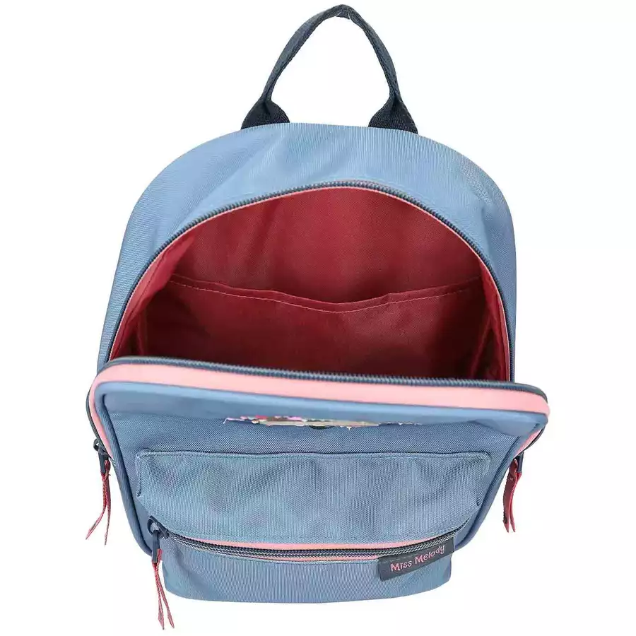 Depesche Rucksack MY LITTLE FARM Miss Melody 13 x 22 x 28 cm blau