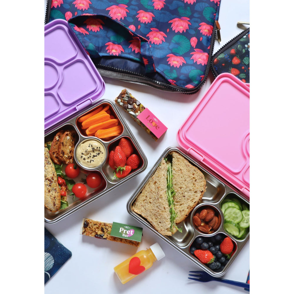 Køb Yumbox Lavande Purple Prêt Stainless Steel 4-Sections