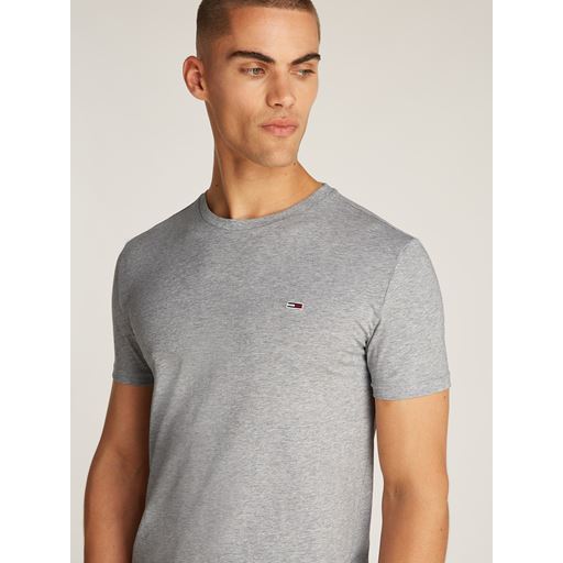 Tommy Jeans Xslim Jaspe T-shirt, Grey Htr, XL