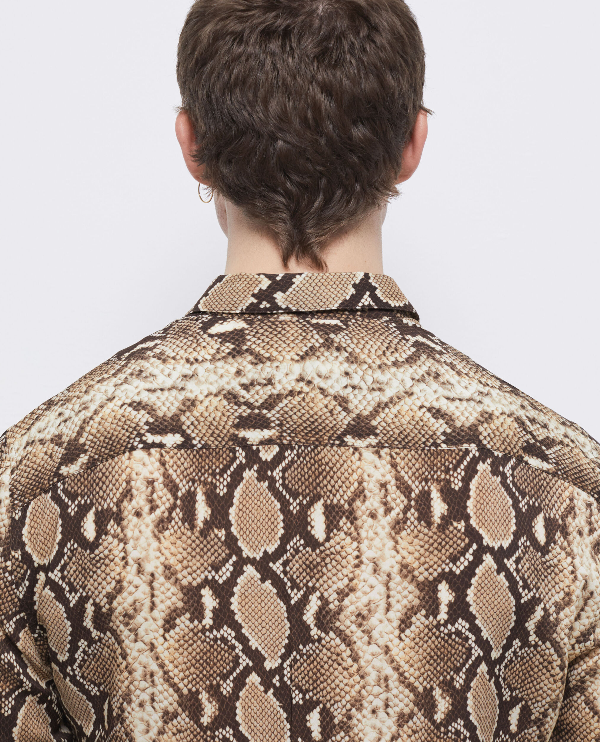 Chemise casual python