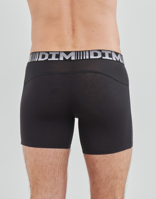 DIM - AIR COTTON FLEX X2 - Noir / Gris