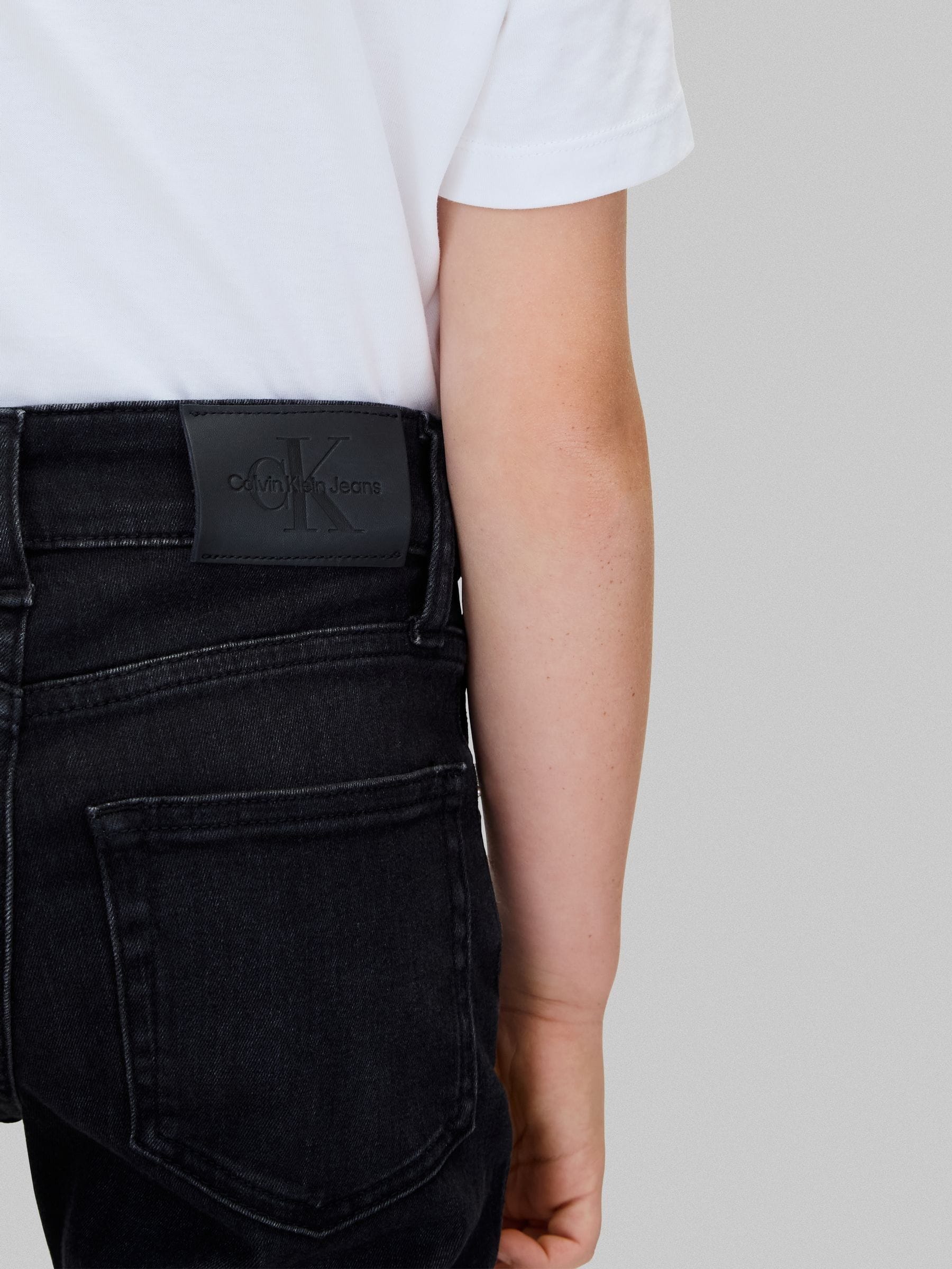 Calvin Klein jeans met rechte pijpen en halfhoge taille