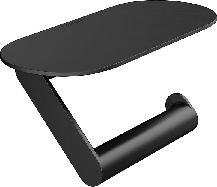 Dérouleur papier toilette noir mat WallStoris Hansgrohe