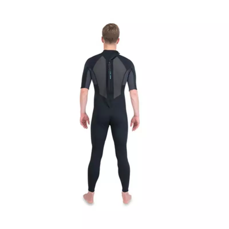 Combinaison intégrale DAKINE Quantum Back Zip S/S 2/2 F\L Black/Grey