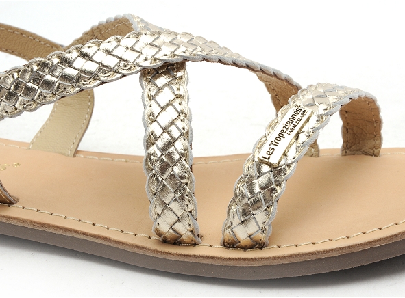 Les tropeziennes nu pieds plats femme diams f or