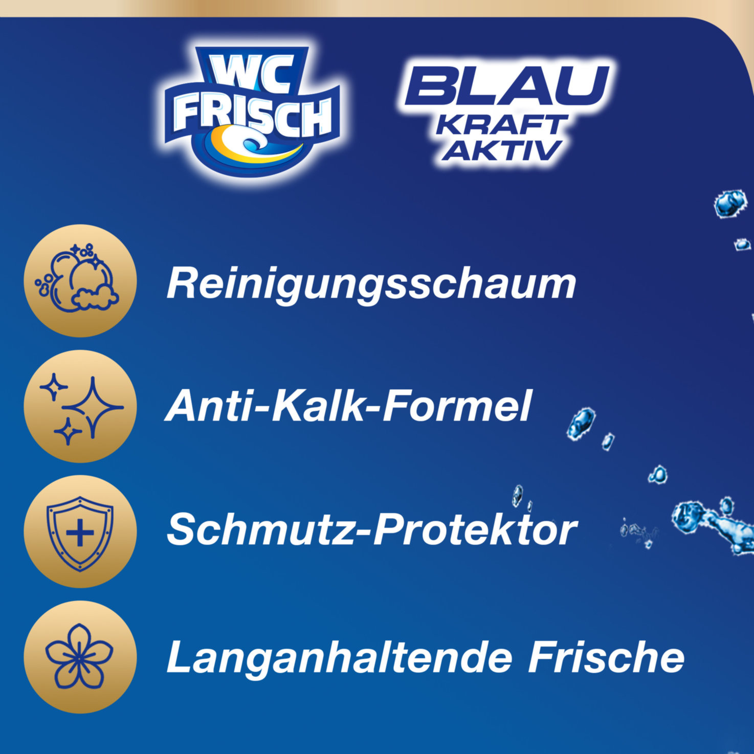 WC Frisch Blau Kraft Aktiv Blütenfrische 3x50g