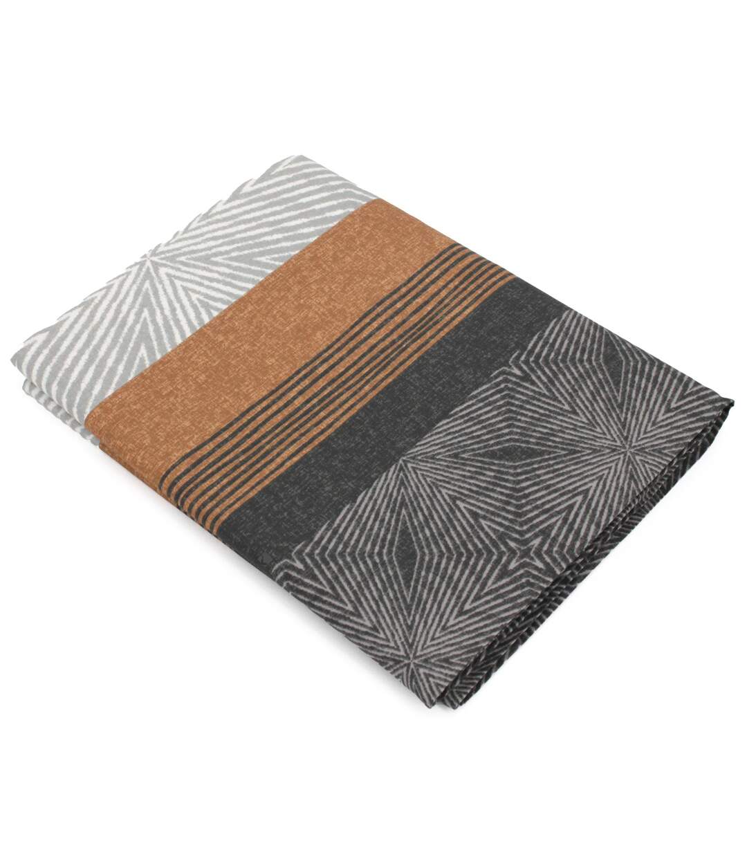 Drap plat 280x325 cm satin de coton TIAGO noir