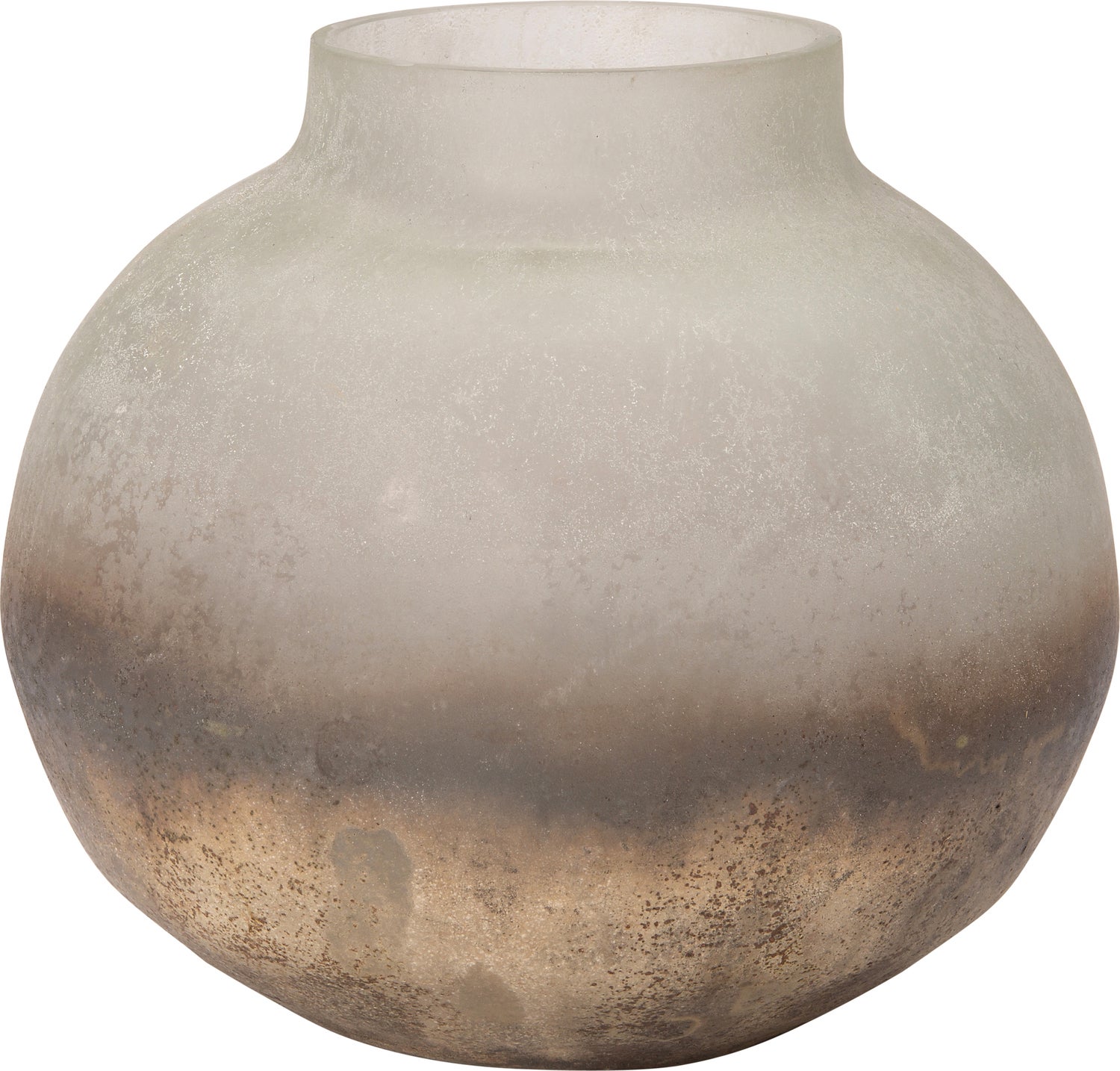 Intratuin vaas Zair koper/grijs D 16 H 14 cm