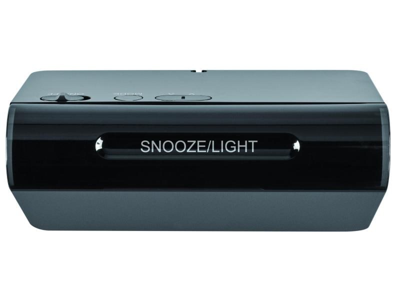 TFA Dostmann Funkwecker Icon Schwarz, Weiss Digitaler Funkwecker