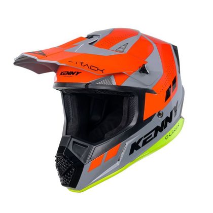 Casque cross Kenny TRACK ENFANT - Gris / Orange