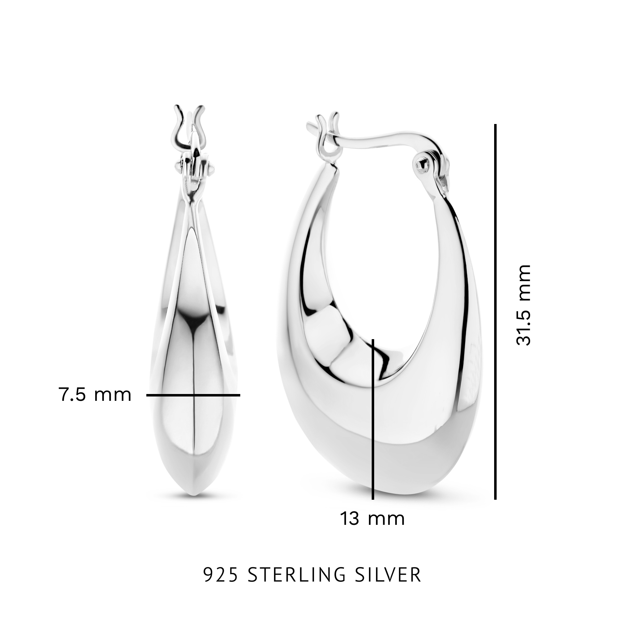 creolen, oorbellen Parte Di Me Parte di Me Zilver