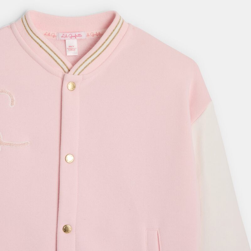Blouson teddy rose fille Lili Gaufrette