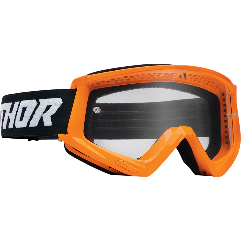 Thor Motocross - Masque Combat Racer Orange fluo / Noir