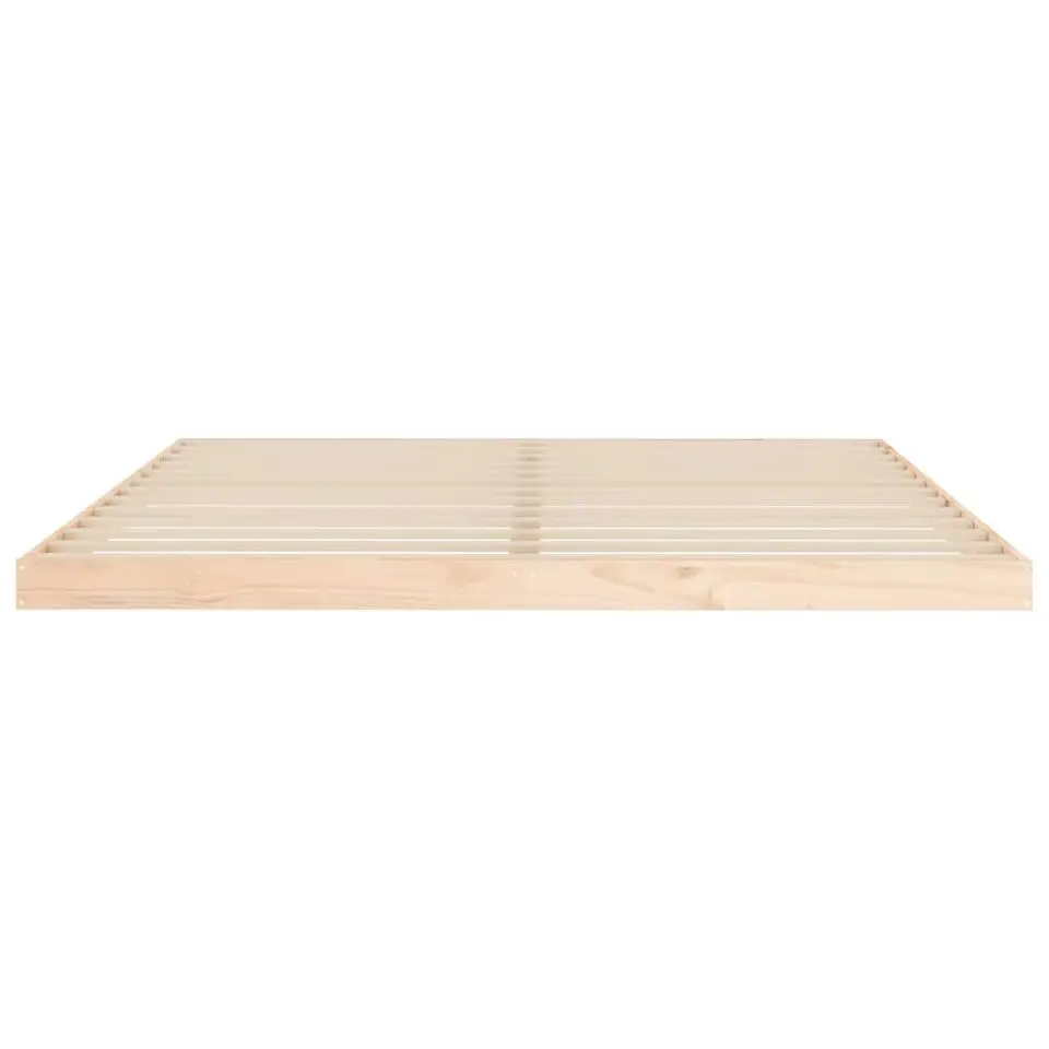 vidaXL - Bed frame pallet - Naturel - Massief grenenhout - 180x200 cm
