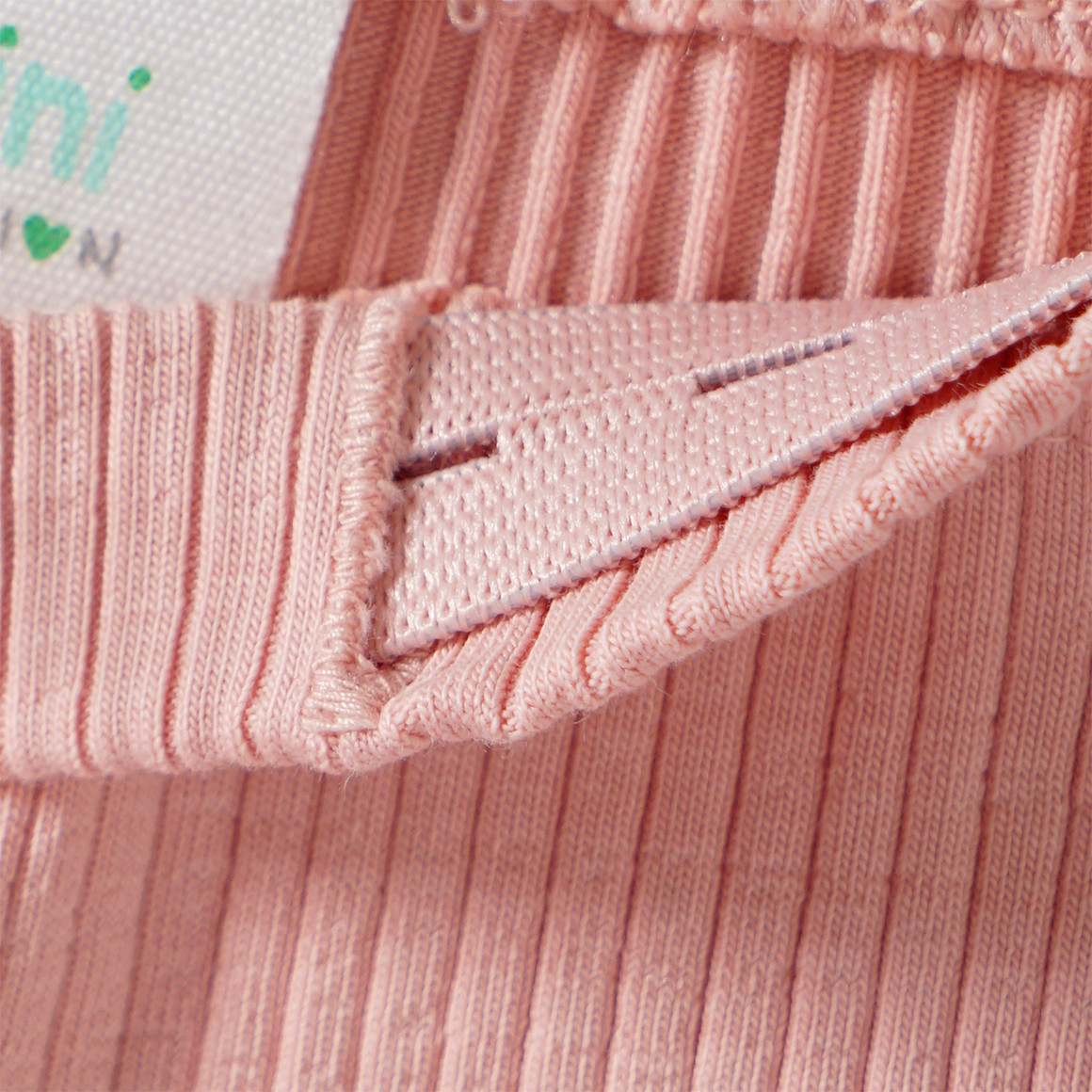 Topomini Pure Collection Baby Leggings mit Rippstruktur zartrosa