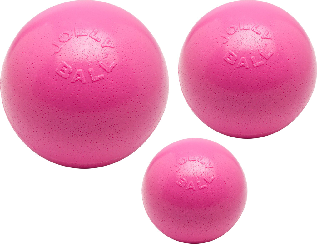 Jolly Pets - Bounce-N-Play Bold Til Hunde - Pink - 11 CM