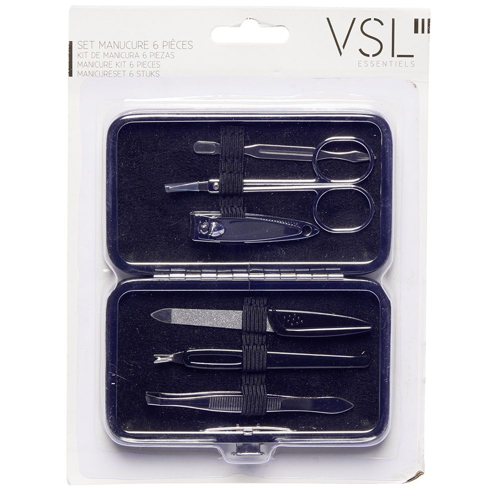 Set manucure 6 pièces Spring fleuri, gris