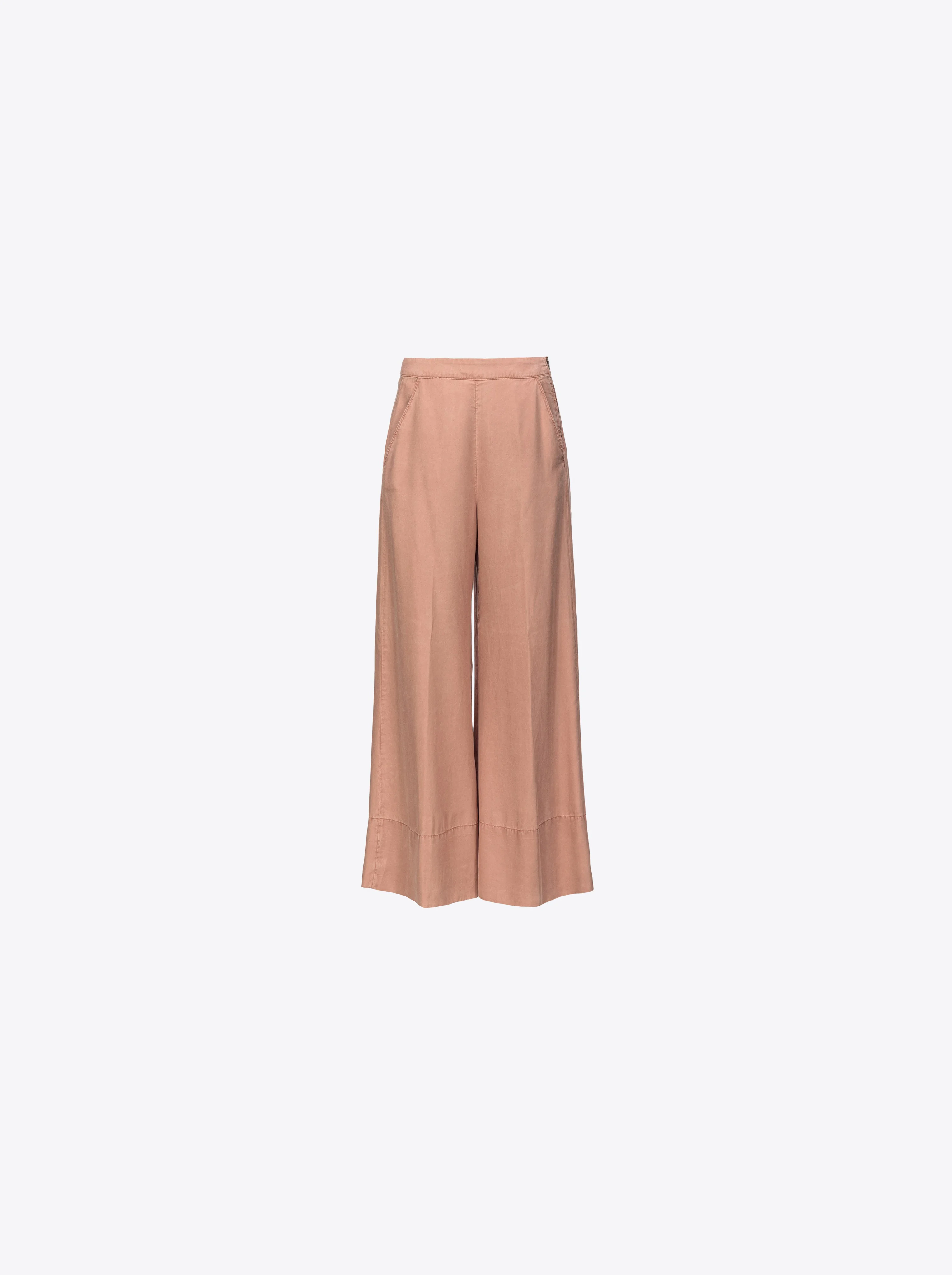 Pantalon wide leg | Beige