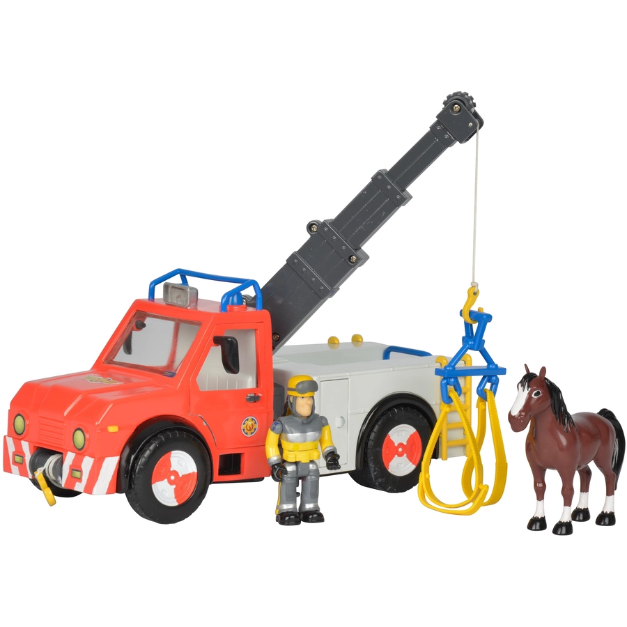Simba Toys Feuerwehrmann Sam - Phoenix mit Figur und Pferd