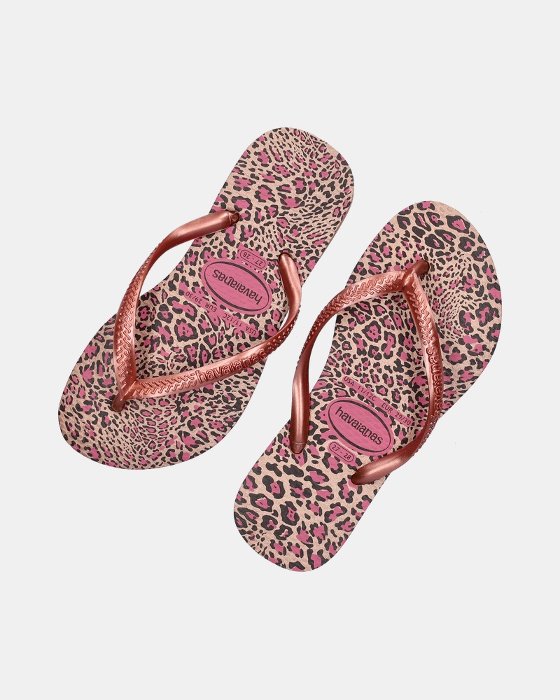 Havaianas Slim Animals Slippers  - rose goud