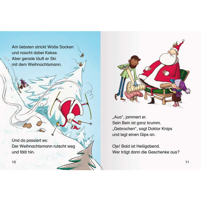 Leserabe - 1. Lesestufe - Zauberhafte Weihnachtsgeschichten für Erstleser