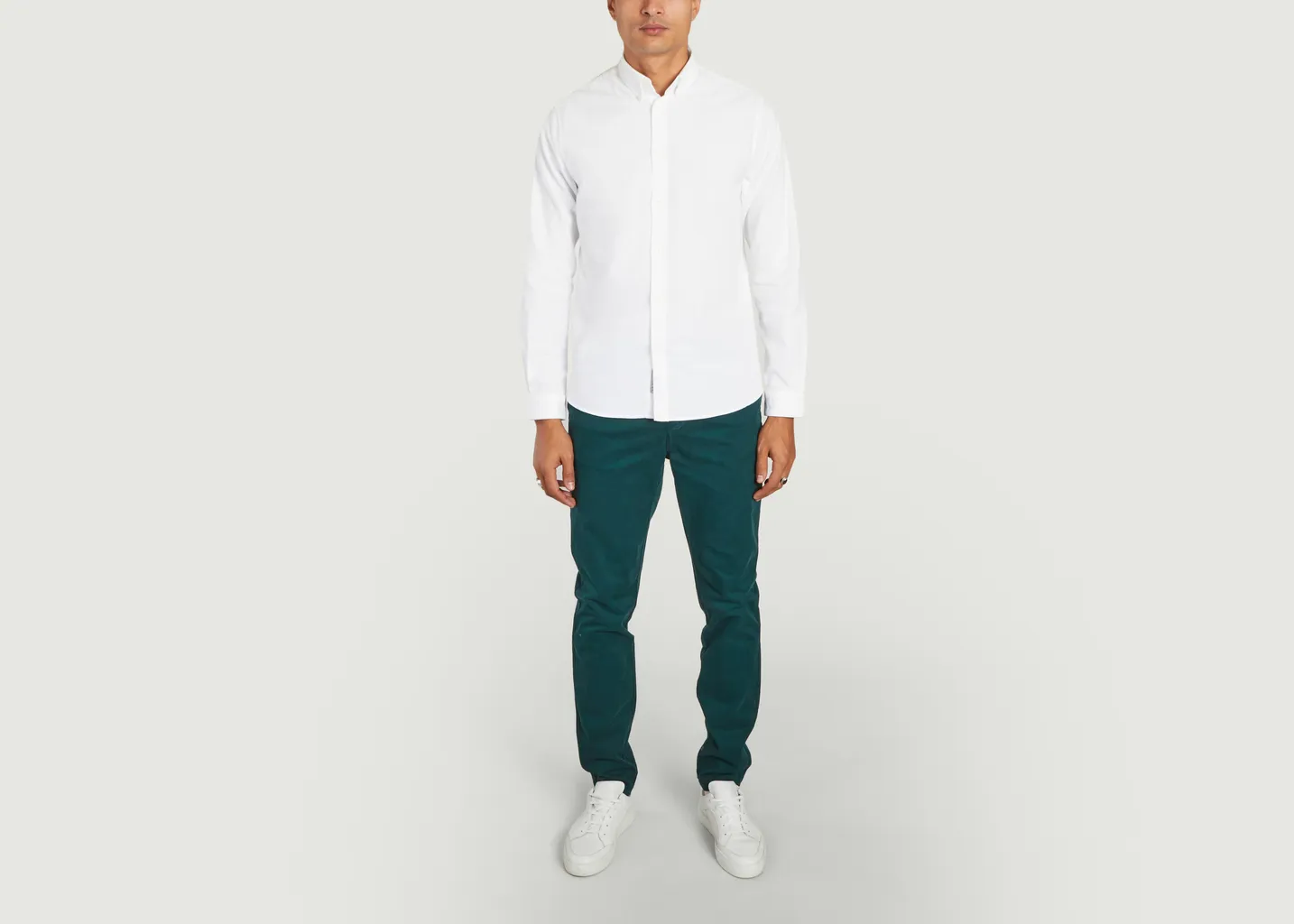 Chemise droite en coton Oxford classic Cuisse de Grenouille