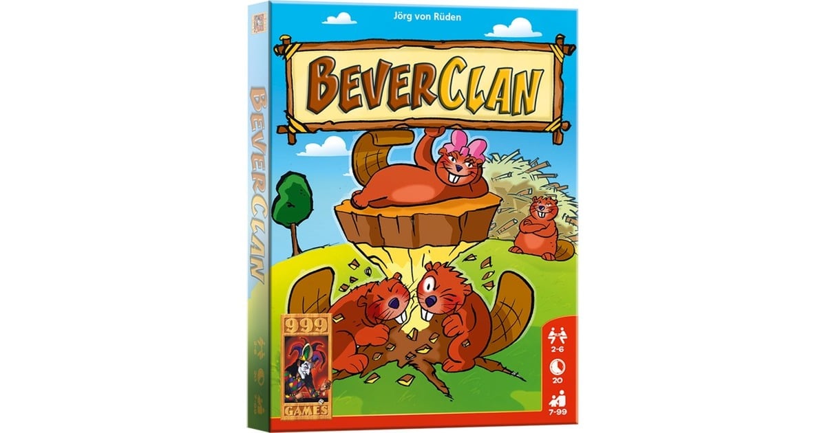 999 GamesBeverclan Kaartspel  (Nederlands, 2-6 spelers, 20 minuten, vanaf 7 jaar)