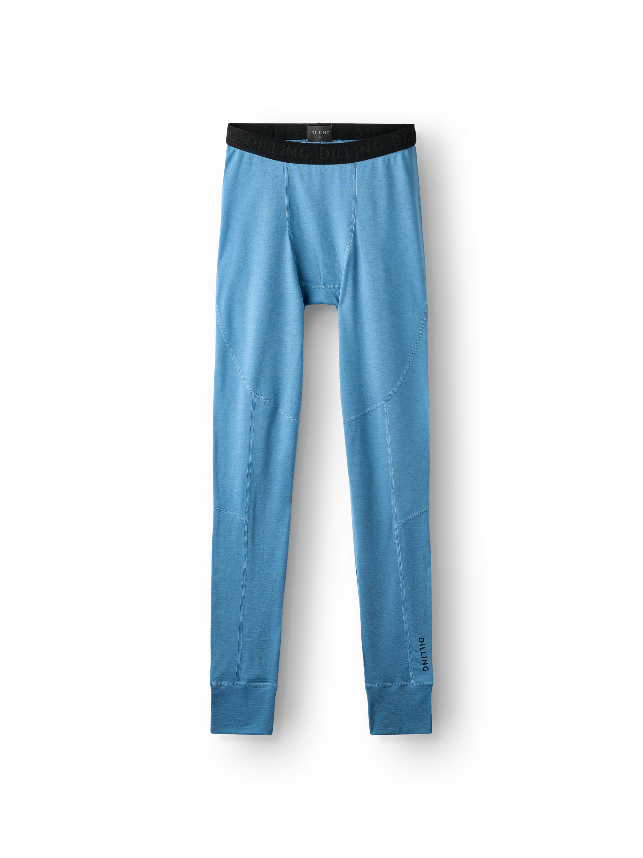 Legging van merinowol voor heren in Ijsblauw