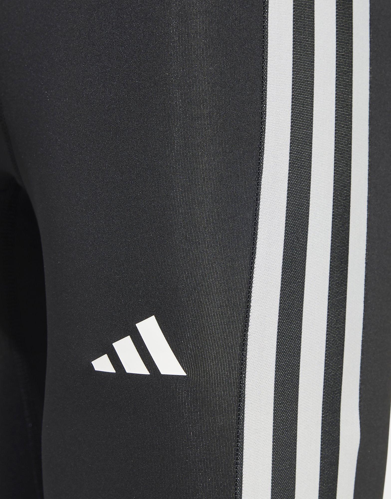 adidas Collant long de training 3 bandes compression TECHFIT