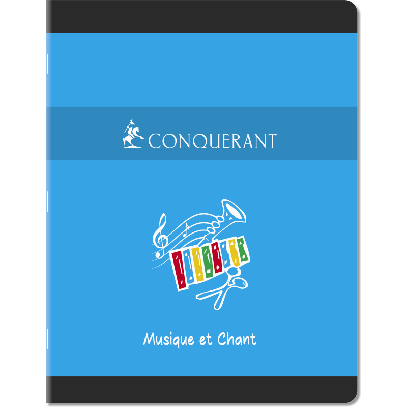 Cahier De Musique Conquerant 7 Agrafe 170X220 48P 70-90G Seyes/Musique Assorti