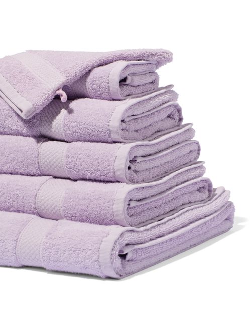 gant de toilette de qualité épaisse lilas